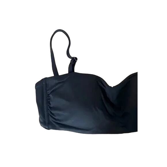 NWT Andie Swim The Bora Bora Convertable Bikini Top Adjustable Straps M Black - Picture 3 of 15